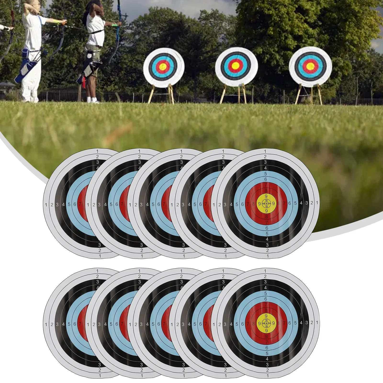Archery Target Face - 양궁 타겟 종이 얼굴 내구성 연습