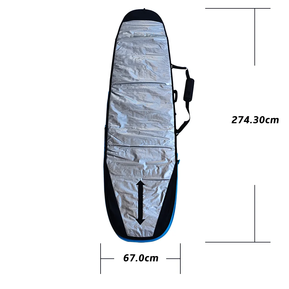 Sports Equipment Bag With Wheels - 방수 여행용 스포츠 서핑보드 트롤리 가방