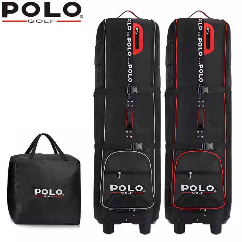 Sports Equipment Bag With Wheels - 폴로. 골프 항공 가방 접이식 휠이