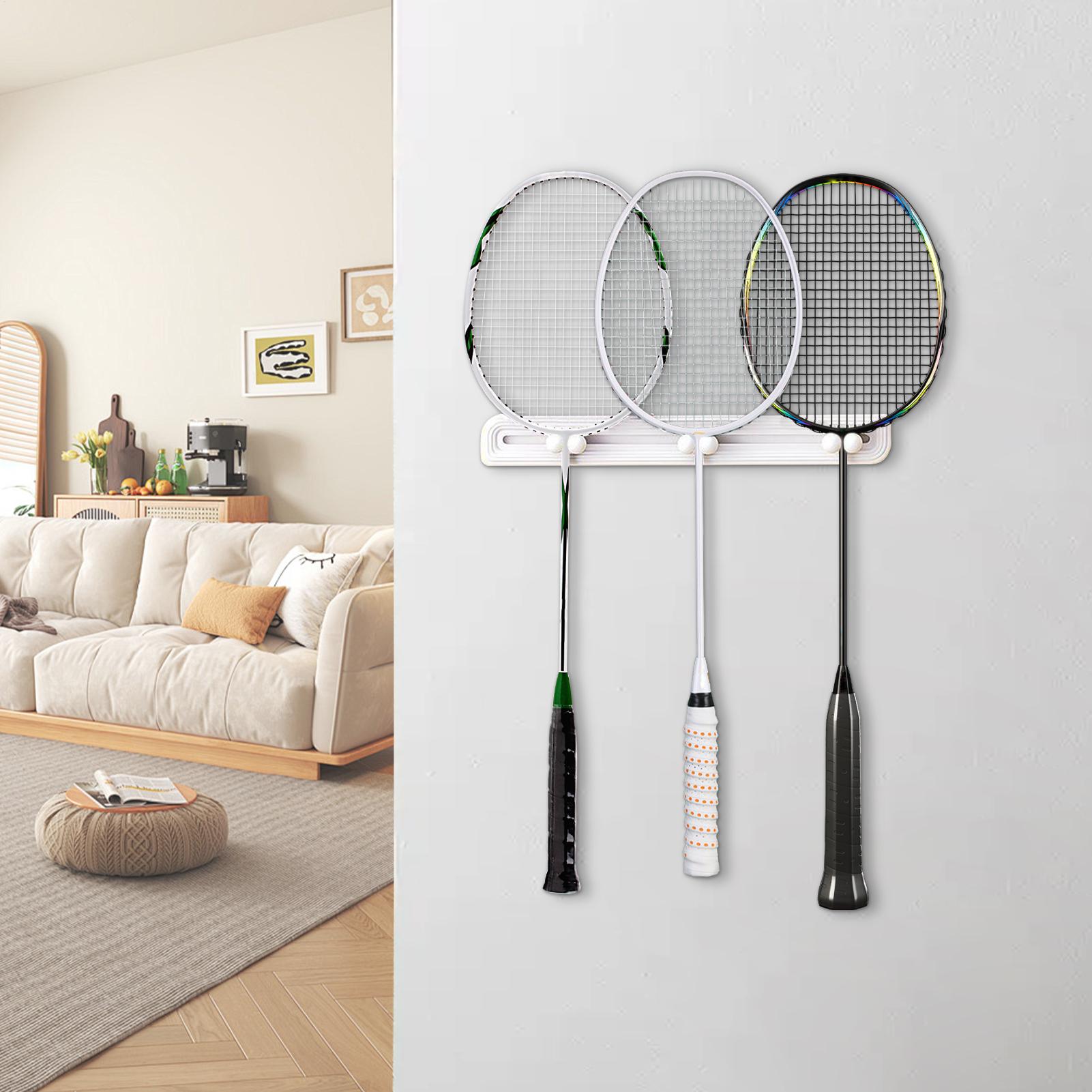 라켓 주최자 라켓 보관 랙 슬라이딩 후크 홈 뒷마당 매 - Sports Equipment Organizer Rack 리뷰 및 가격