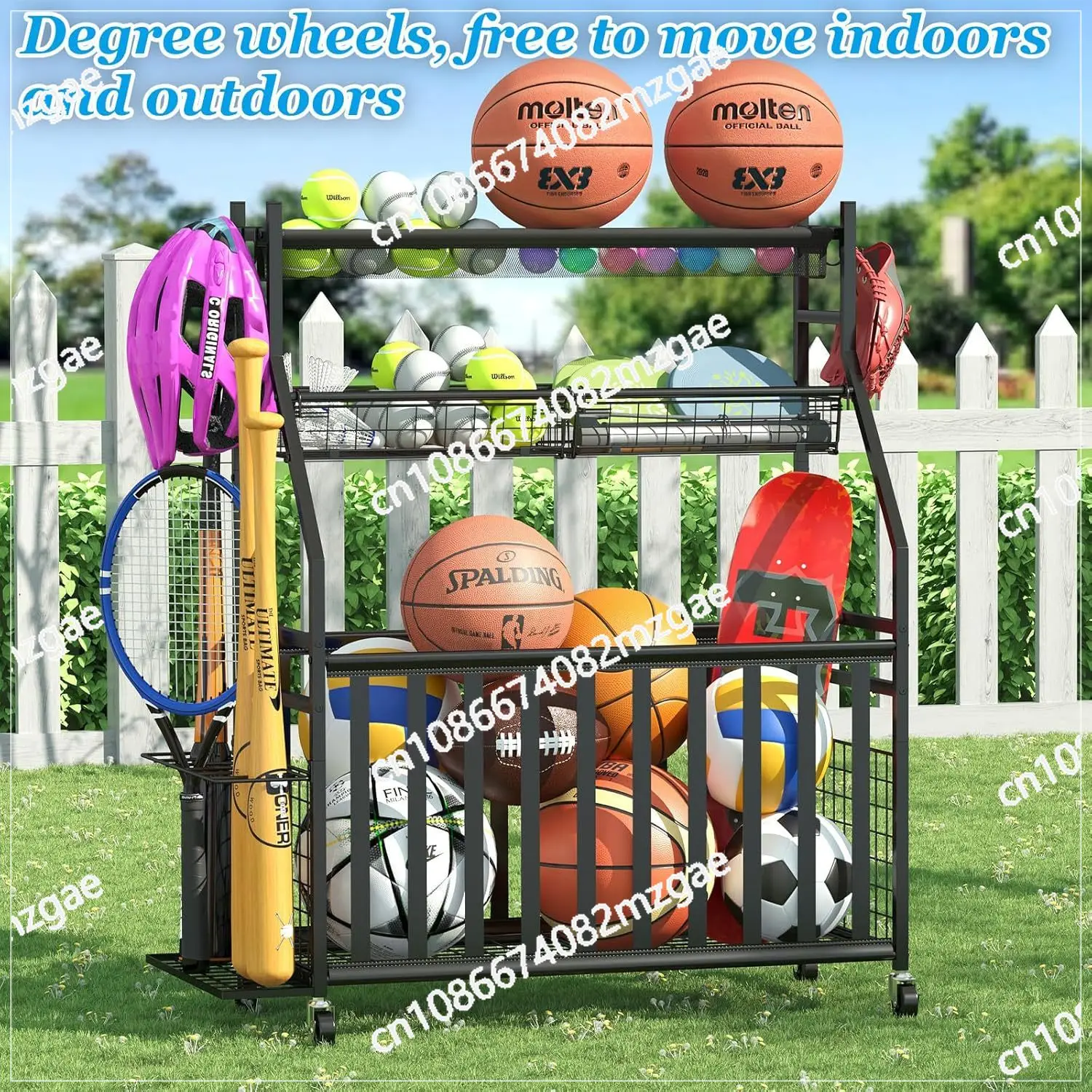 스포츠 장비 보관 가방 일체형 볼 랙 바퀴가 달린 스포 - Sports Equipment Bag With Wheels 리뷰 및 가격