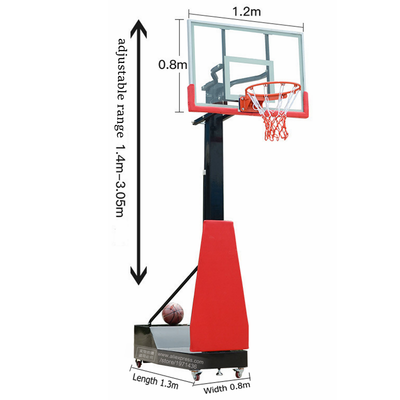높이 조절 가능한 휴대용 이동식 농구대 프레임 농구 골 - Sports Equipment Rack 리뷰 및 가격