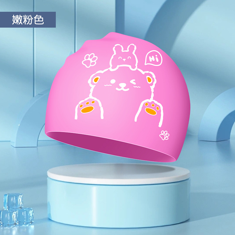 어린이 소년 소녀 수영 모자 높은 탄성 방수 실리콘 통 - Swim Cap Silicone 리뷰 및 가격