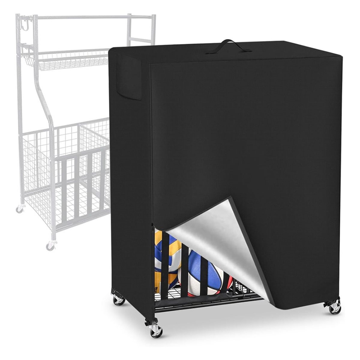 농구 랙 커버 차고 스포츠 장비 정리 커버 공 보관 랙 - Sports Equipment Organizer Rack 리뷰 및 가격