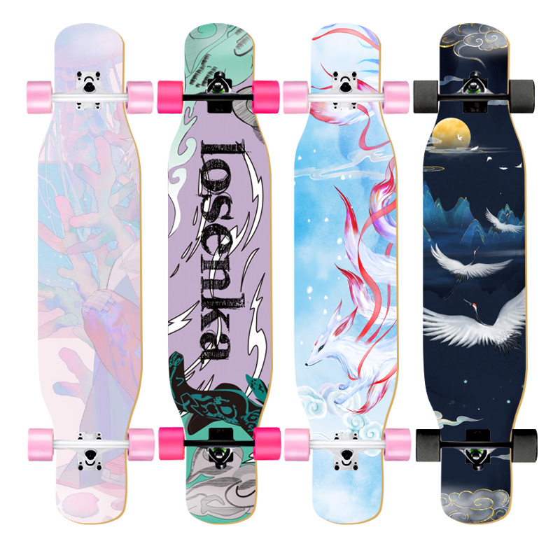 여성용 댄스 롱보드 110/120cm 완성형 스케이트보 - Skateboard Complete Deck 리뷰 및 가격