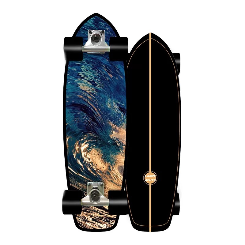 깊은 오목 데크 서핑 스케이트 보드, 랜드 카빙, 서핑 - Skateboard Complete Deck 리뷰 및 가격