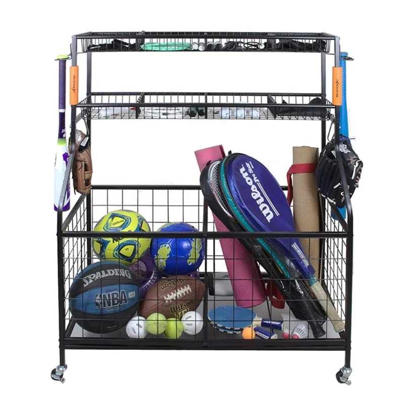 2026년형 차고용 스포츠 장비 보관 정리함 (바구니와 - Sports Equipment Organizer Rack 리뷰 및 가격