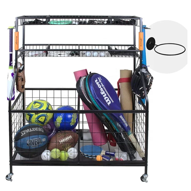 2026년형 차고용 스포츠 장비 보관 정리함 (바구니와 - Sports Equipment Organizer Rack 리뷰 및 가격