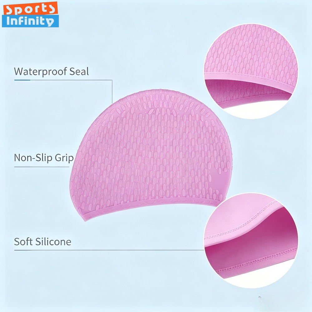 성인용 실리콘 수영모 여성 남성용 신축성 있는 수영 모 - Swim Cap Silicone 리뷰 및 가격