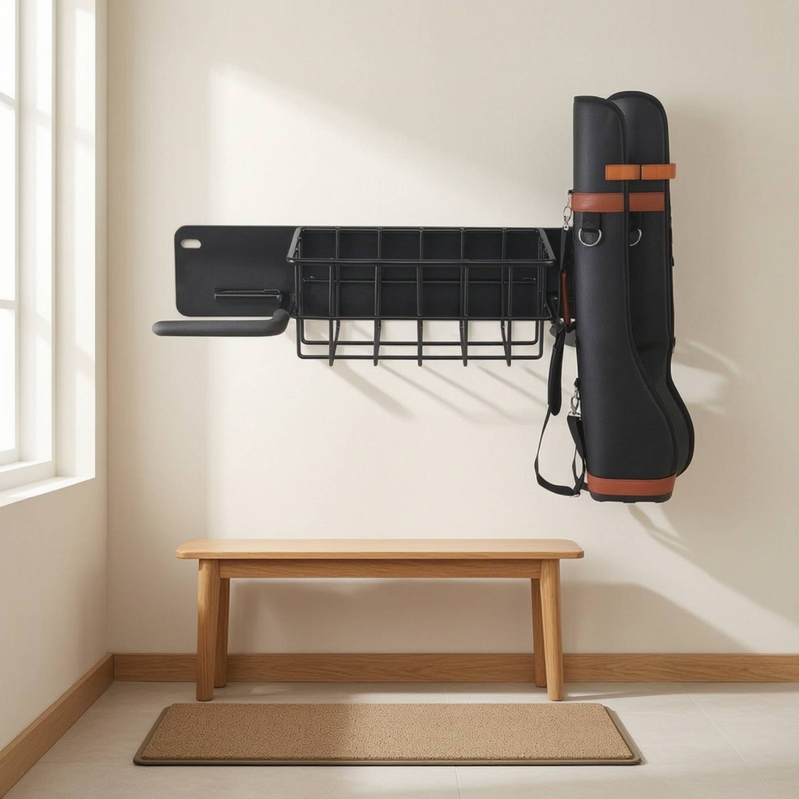 골프 보관 랙 벽걸이형 골프 랙 바구니 포함 스포츠 장 - Sports Equipment Organizer Rack 리뷰 및 가격