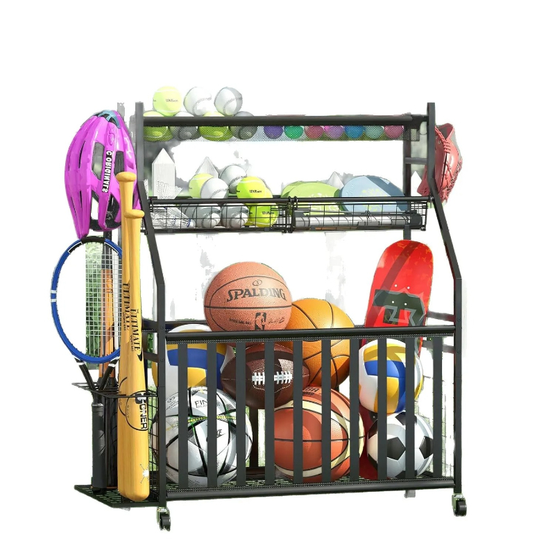스포츠 장비 보관통합형 랙형 스포츠 공 보관함(바퀴 포 - Sports Equipment Bag With Wheels 리뷰 및 가격